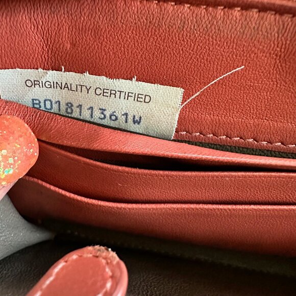 Bottega Veneta Intrecciato Snake Skin Zip Around Wallet - EUC - Picture 8 of 9